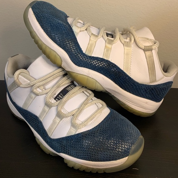 Air Jordan 11 Retro Low Snakeskin 11 Snakeskin Blue Nike Air